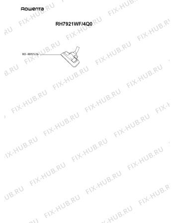 Взрыв-схема пылесоса Rowenta RH7921WF/4Q0 - Схема узла BP005267.9P2