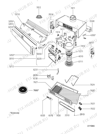 Схема №1 AKR 914 GY с изображением Субмодуль для вентиляции Whirlpool 481231038821