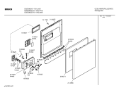 Схема №3 SGS5902EP с изображением Передняя панель для электропосудомоечной машины Bosch 00358062