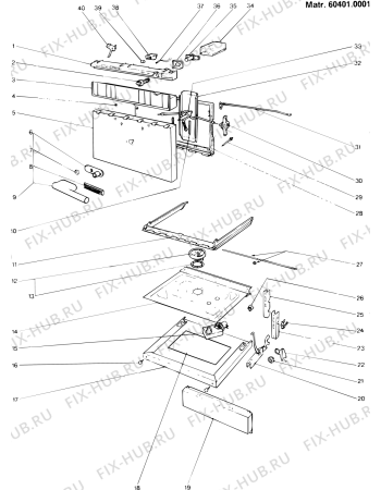 Схема №1 2114NI1 (F000297) с изображением Инструкция по эксплуатации для посудомойки Indesit C00036809