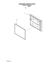 Схема №1 KRFC - 9010  B с изображением Запчасть для холодильной камеры Whirlpool 482000021574
