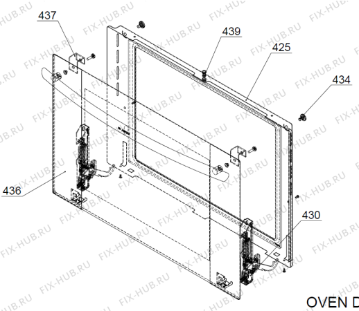 Взрыв-схема вытяжки Gorenje O825 S A46002014 RU   -SS B-I (900000606, A46002014) - Схема узла 03