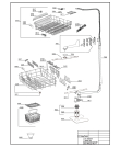 Схема №1 DFN 1001 X (7683138342) с изображением Фиксатор для посудомойки Beko 1750340300