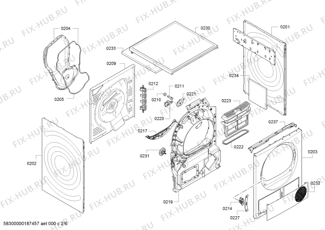 Схема №1 WT47W560TR iQ700 selfCleaning condenser с изображением Вкладыш для сушильной машины Siemens 00636238