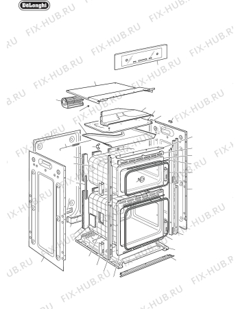 Схема №1 DE60MPS с изображением Тэн для плиты (духовки) DELONGHI 035111