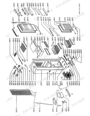 Схема №1 ARB 599 с изображением Элемент корпуса для холодильника Whirlpool 481946049991