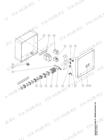 Взрыв-схема комплектующей Aeg HSWI5P - Схема узла Electrical-/gas-equipment