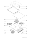 Схема №1 AKM 9010/NE с изображением Поверхность для плиты (духовки) Whirlpool 481010656096