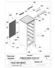 Схема №1 BEKO FSA 21300 (7502920040) с изображением Элемент корпуса для холодильной камеры Beko 4610570100