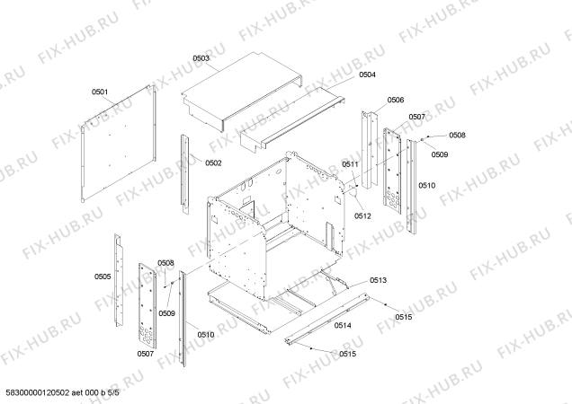Схема №1 SEC271BP с изображением Внешняя дверь для плиты (духовки) Bosch 00664038