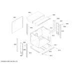 Схема №1 SECD302BP с изображением Шайба для духового шкафа Bosch 00416811