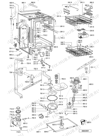 Схема №1 GVW 550 RVS/PO1 с изображением Панель для посудомойки Whirlpool 481245372488