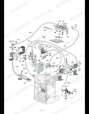 Схема №1 ESAM69000M PRIMADONNA EXCLUSIVE с изображением Блок управления для электрокофемашины DELONGHI 5213217201