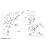 Схема №1 MUMVH48BCN HomeProfessional с изображением Кабельная катушка для кухонного измельчителя Bosch 12011110