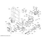 Схема №1 SGI58M04EU с изображением Передняя панель для электропосудомоечной машины Bosch 00660233