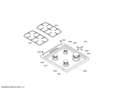 Схема №1 HSF200020E с изображением Крышка для электропечи Bosch 00424440