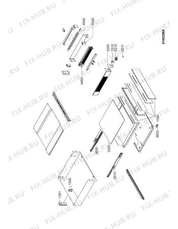 Схема №1 WD 141/IX с изображением Обшивка для стиралки Whirlpool 480123100281
