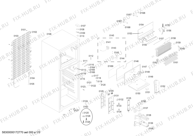 Схема №1 RS28U7104C REFRIGERADOR BL COLDEX CN33 220V/60HZ с изображением Дверь морозильной камеры для холодильника Bosch 00248025