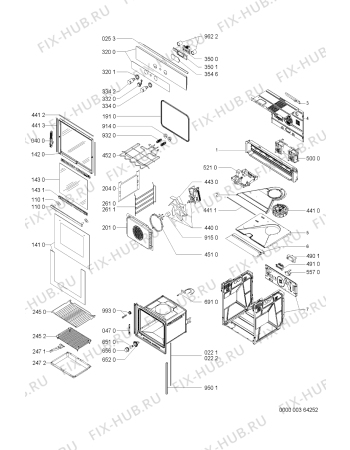 Схема №1 AKZ 451/IX/01 с изображением Клавиша для электропечи Whirlpool 481241279037