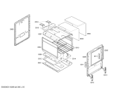 Схема №2 FSF12K3FED TOTALE I BCO GE BIV VS с изображением Боковая часть корпуса для духового шкафа Bosch 00475580