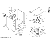 Схема №2 HGG933150J с изображением Крышка для электропечи Bosch 00711160