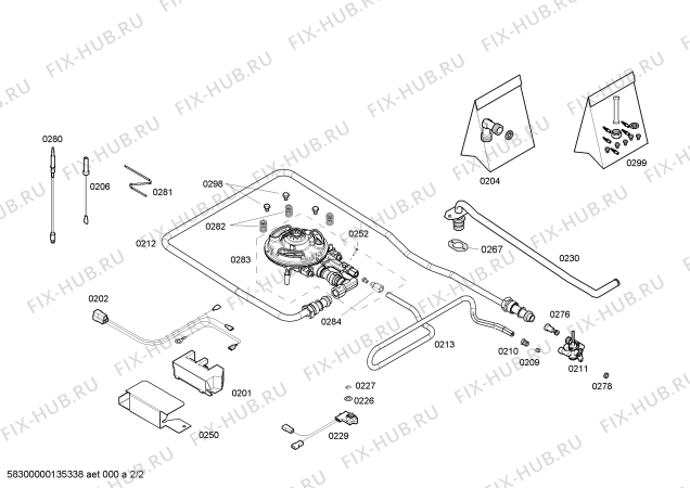 Взрыв-схема плиты (духовки) Siemens ER326AB90N ENC.ER326AB90N 1W C30F IH5-G SIEMENS - Схема узла 02