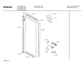 Схема №1 KF57U55 с изображением Панель для холодильника Siemens 00355780