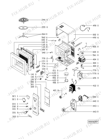 Схема №1 AVM 591/WH с изображением Диод для микроволновки Whirlpool 481212118189