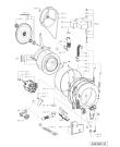 Схема №1 AWV 468/M с изображением Декоративная панель для стиральной машины Whirlpool 481245213861