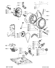 Схема №1 AWM 8000/1-NORDIC с изображением Обшивка для стиральной машины Whirlpool 481245211847