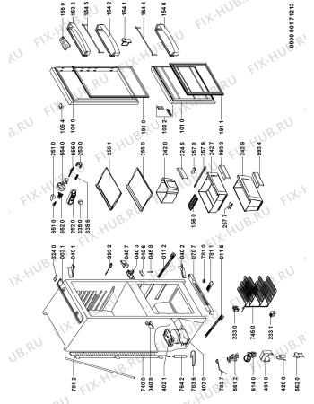 Схема №1 ART471A1 (F090491) с изображением Наставление для холодильника Indesit C00356795