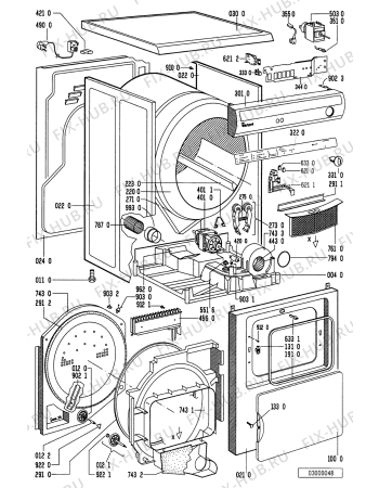 Схема №1 AWZ 120 с изображением Декоративная панель для электросушки Whirlpool 481245219288