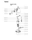 Схема №1 BL233111/870 с изображением Элемент корпуса для электроблендера Tefal MS-651202