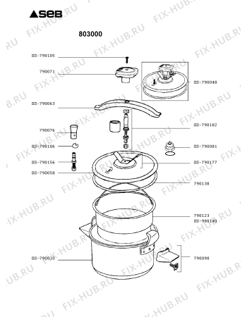 Схема №1 803070 с изображением Сотейника Seb SS-790033