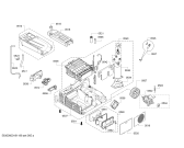 Схема №1 WTH85271FG с изображением Панель управления для электросушки Bosch 11014040