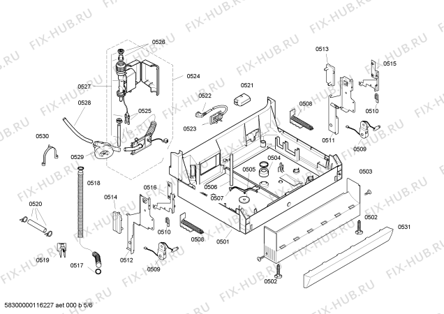 Схема №1 SGS55E18EU с изображением Кнопка для посудомоечной машины Bosch 00429099