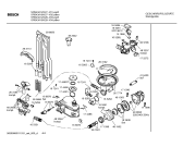 Схема №1 SRS45T12II с изображением Кнопка для электропосудомоечной машины Bosch 00429074