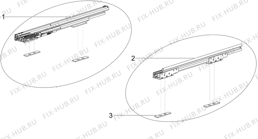 Взрыв-схема микроволновой печи Electrolux EED14700OZ - Схема узла Section 3