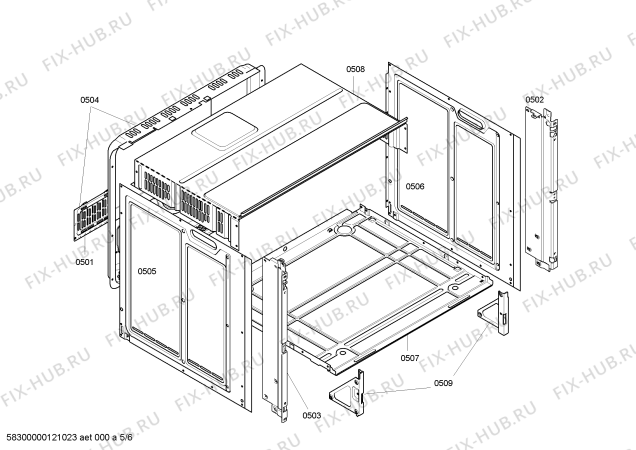 Схема №2 3HT528XDP с изображением Плита Bosch 00665526