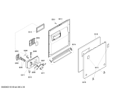 Схема №1 VVD64N10EU с изображением Передняя панель для электропосудомоечной машины Bosch 00708524