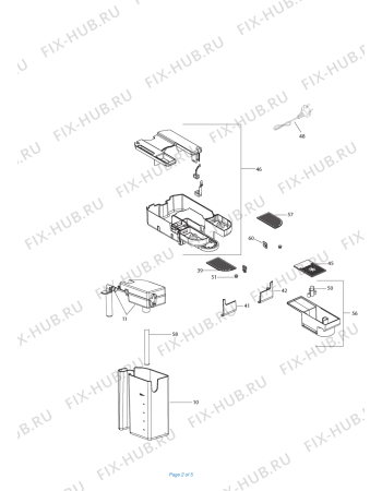 Схема №1 F 316.BK с изображением Кнопка для электрокофемашины DELONGHI 5513213921