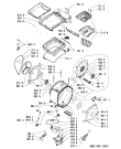 Схема №1 WATE SYMPHONY II с изображением Декоративная панель для стиральной машины Whirlpool 481245212319