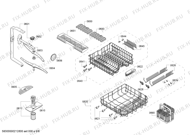 Схема №1 SN215I02AE IQ 100 с изображением Панель управления для посудомоечной машины Siemens 11017409