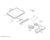 Схема №1 PIM651E01E с изображением Стеклокерамика для духового шкафа Bosch 00474678