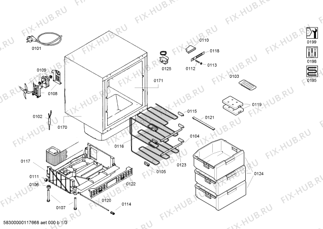 Схема №1 G4344X7RU с изображением Дверь для холодильника Siemens 00216983