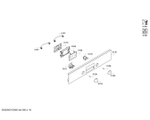 Схема №2 HBA63A262F с изображением Панель управления для плиты (духовки) Bosch 00700586