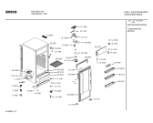 Схема №1 KSL2320 с изображением Шарнирный болт для холодильника Bosch 00181739