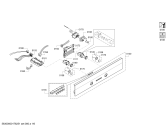 Схема №1 HB43AB550B с изображением Панель управления для духового шкафа Siemens 00701107