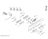 Схема №1 HCE743460G с изображением Панель управления для плиты (духовки) Bosch 00700578
