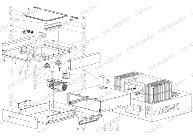 Схема №1 VD1674M (725448) с изображением Всякое для термоупаковщика Gorenje 573806